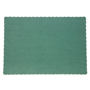 Royal 9.25 Inch X 13.25 Inch Dark Green Placemat-1000 Each-1/Case
