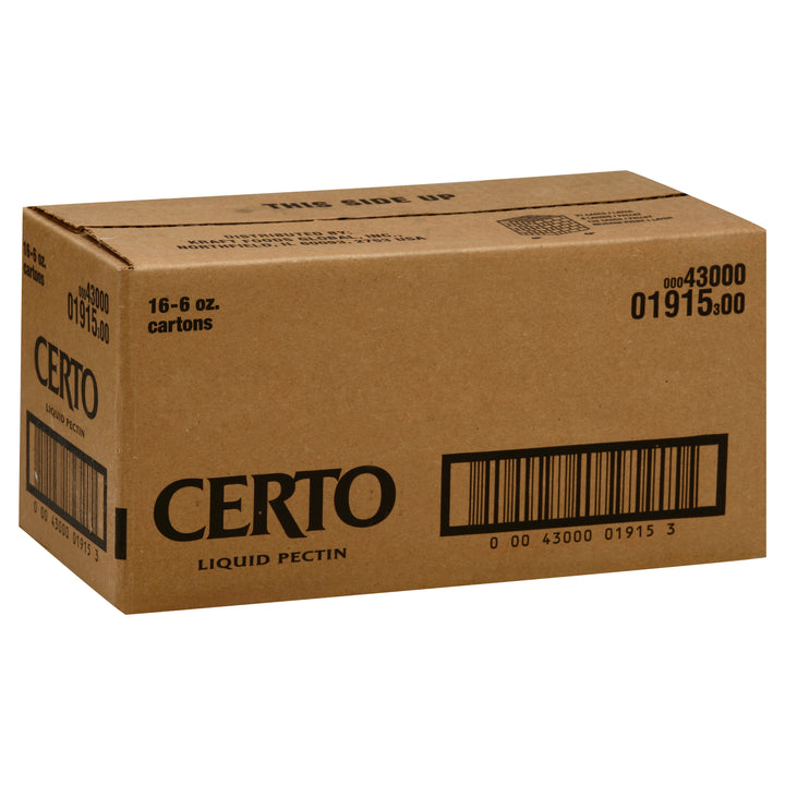 Certo Pectin Fruit Liquid Certo-6 fl oz.s-16/Case