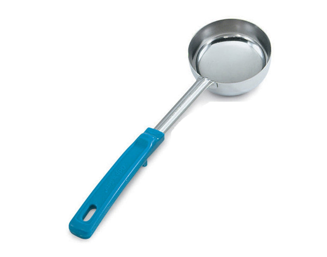 Vollrath 6 oz. Stainless Steel Teal Handle Solid Spoodle-1 Each