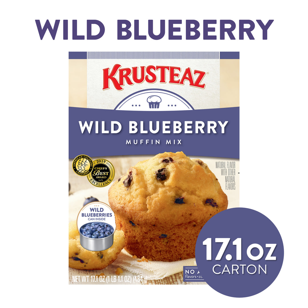 Krusteaz Muffin Wild Blueberry-17.1 oz.-12/Case