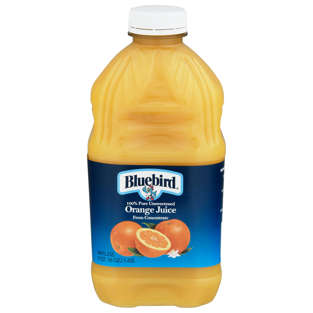 Blue Bird Shelf Stable Orange Juice-48 fl oz.-8/Case