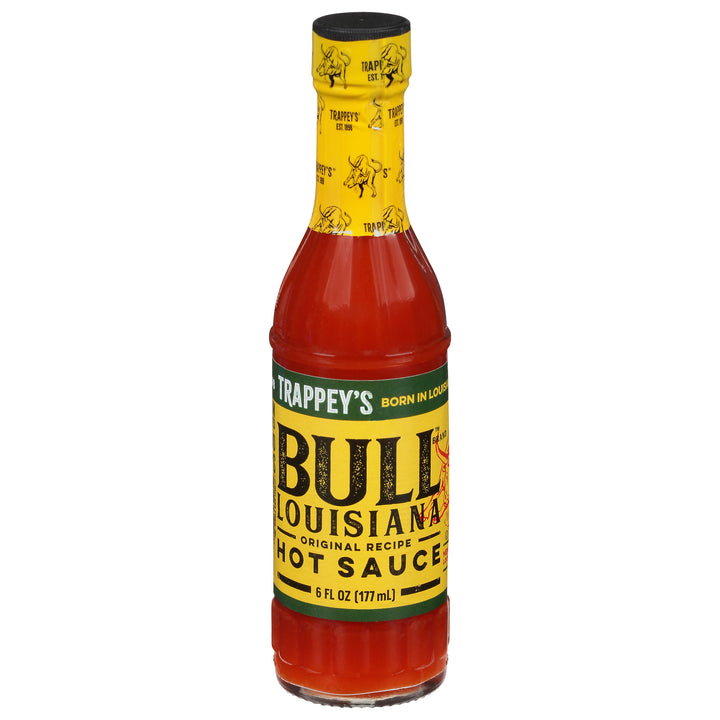 Bull Louisiana Hot Sauce Bottle-6 fl oz.-24/Case