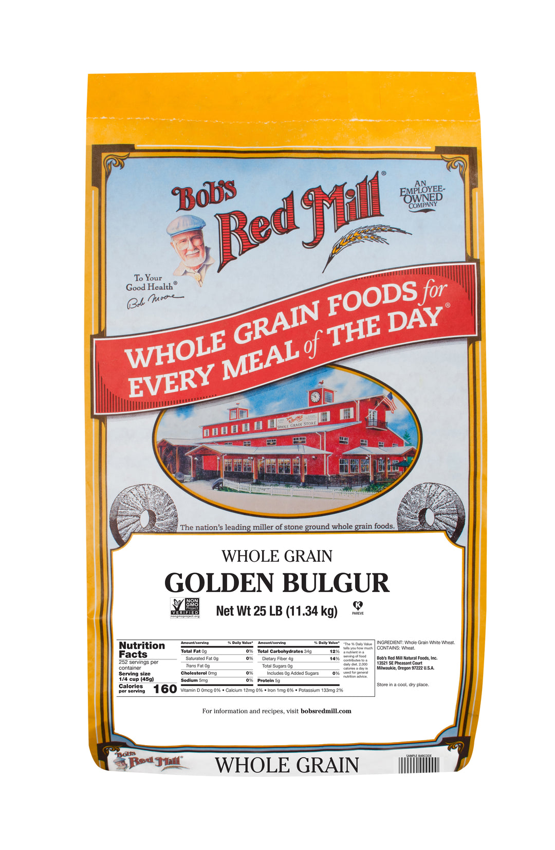 Bob's Red Mill Natural Foods Inc Golden Bulgur-25 lb.