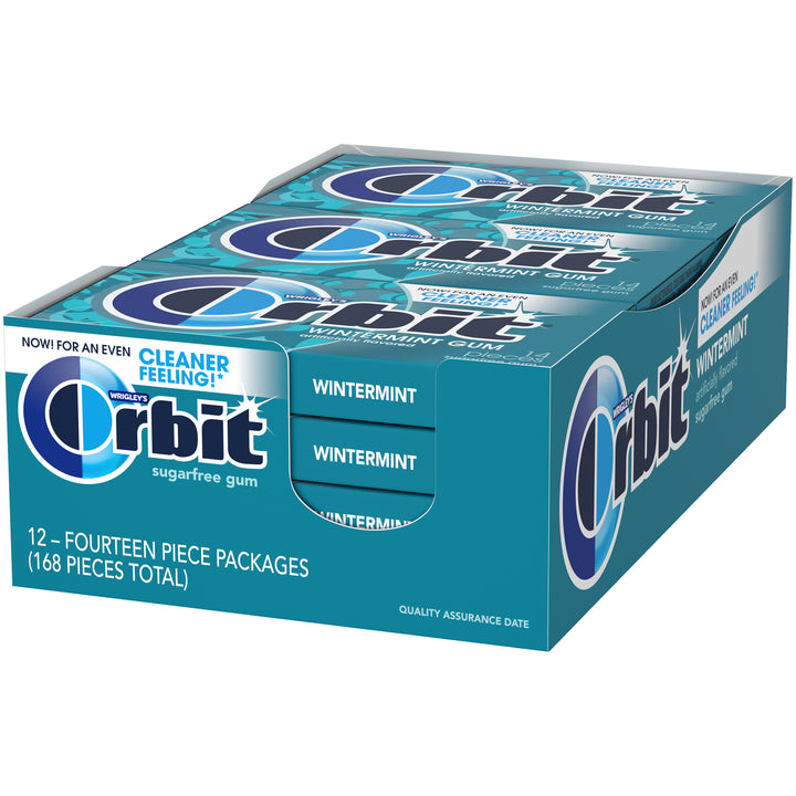 Orbit Winter Mint Gum-14 Piece-12/Box-12/Case