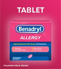 Benadryl Allergy Ultra Tablets-48 Count-6/Box-4/Case