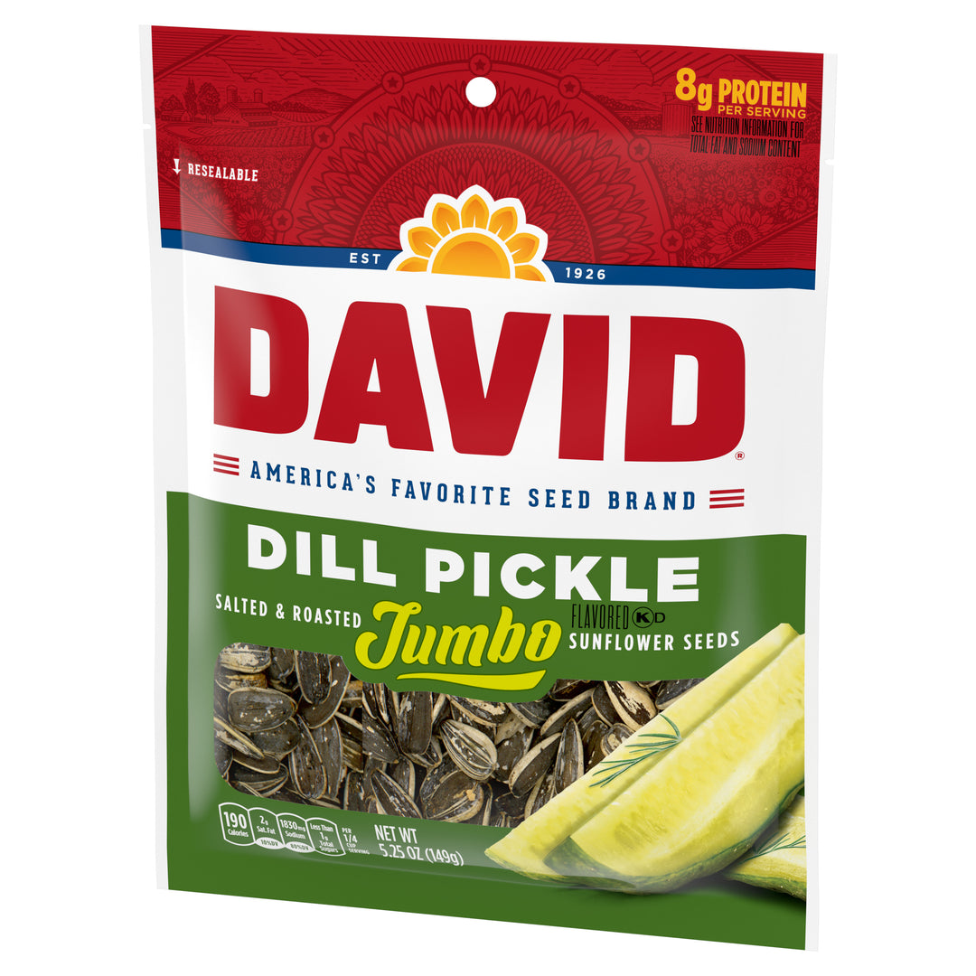 David Dill Pickle Sunflower Seeds-5.25 oz.-12/Case