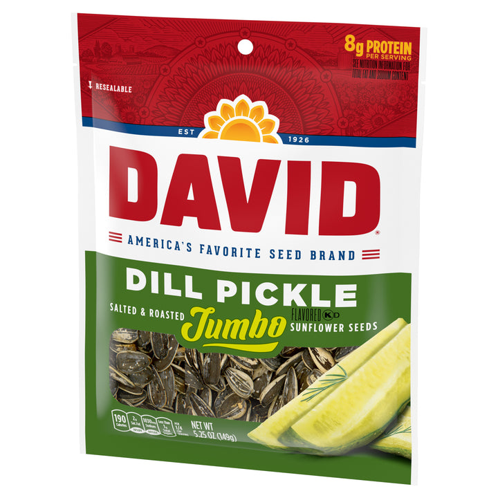 David Dill Pickle Sunflower Seeds-5.25 oz.-12/Case
