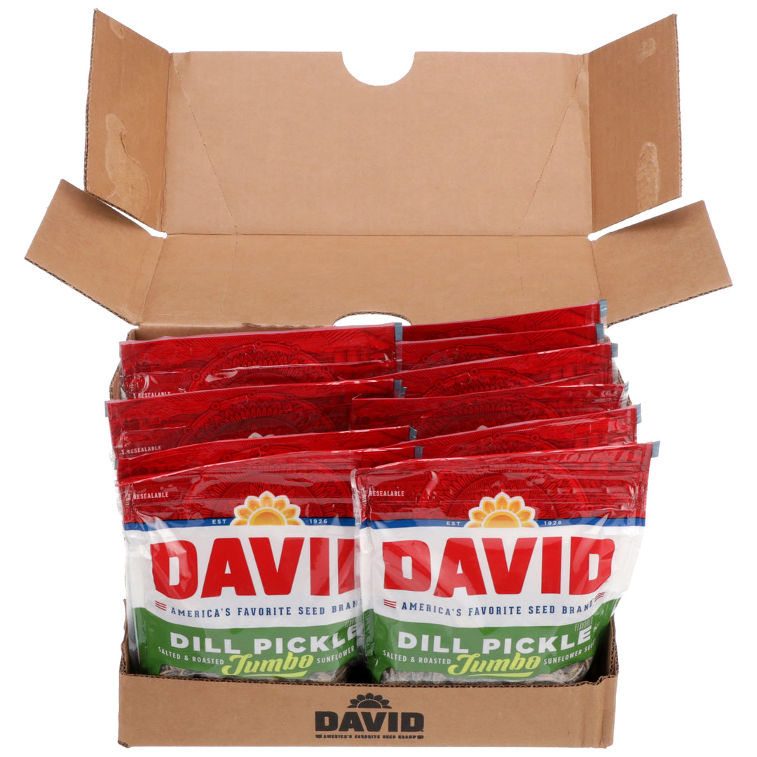David Dill Pickle Sunflower Seeds-5.25 oz.-12/Case