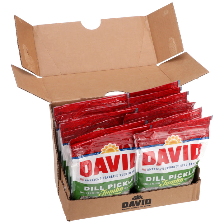 David Dill Pickle Sunflower Seeds-5.25 oz.-12/Case