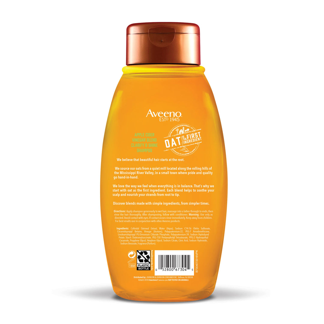 Aveeno Apple Cider Vinegar Blend Shampoo 4/354 Ml.