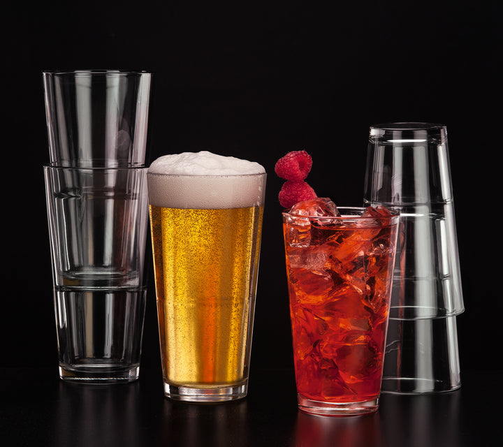 Libbey Restaurant Basics 14 Oz Stackable Mixing Glass-24 Each-1/Case