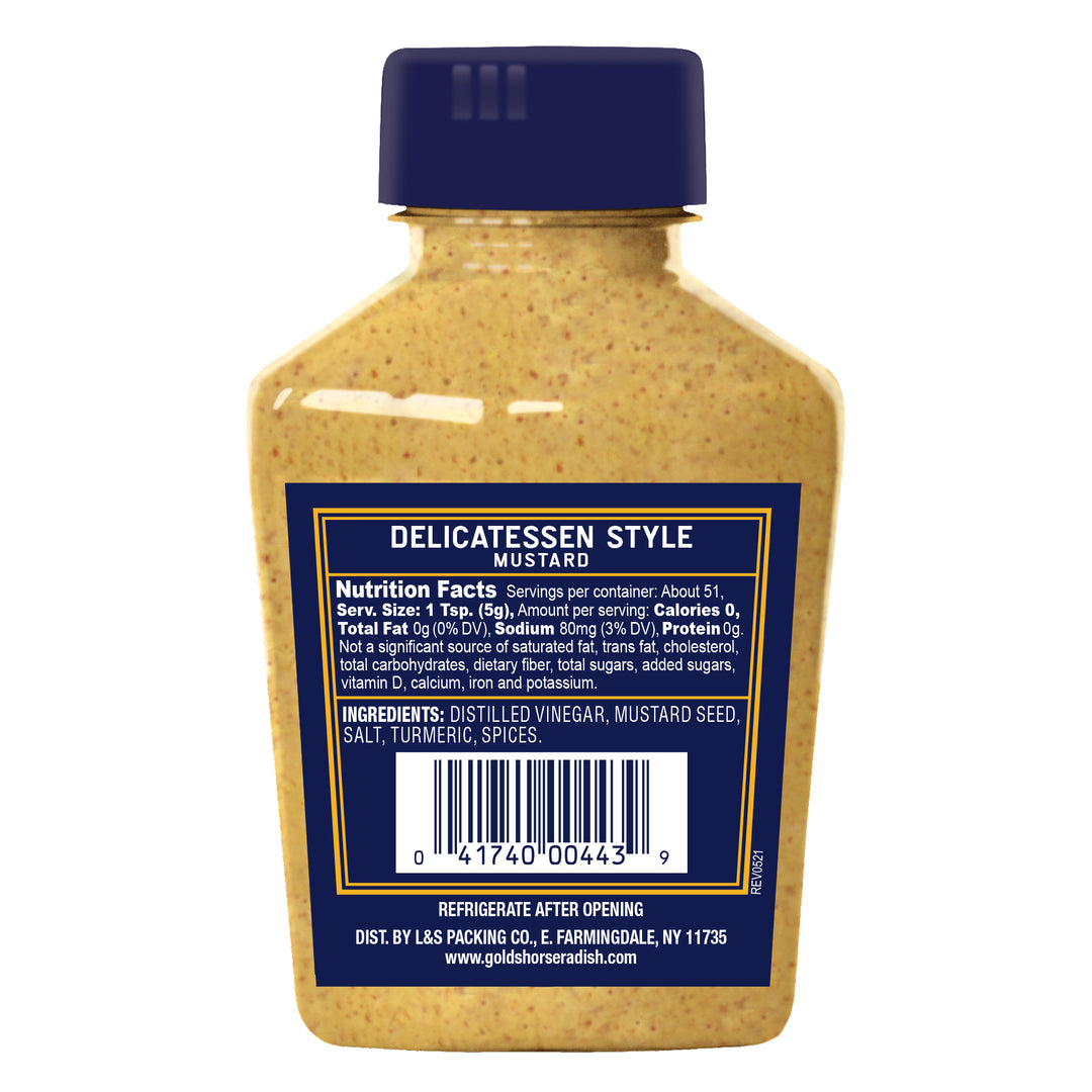 Gold's Squeeze Deli Mustard-10 oz.-12/Case