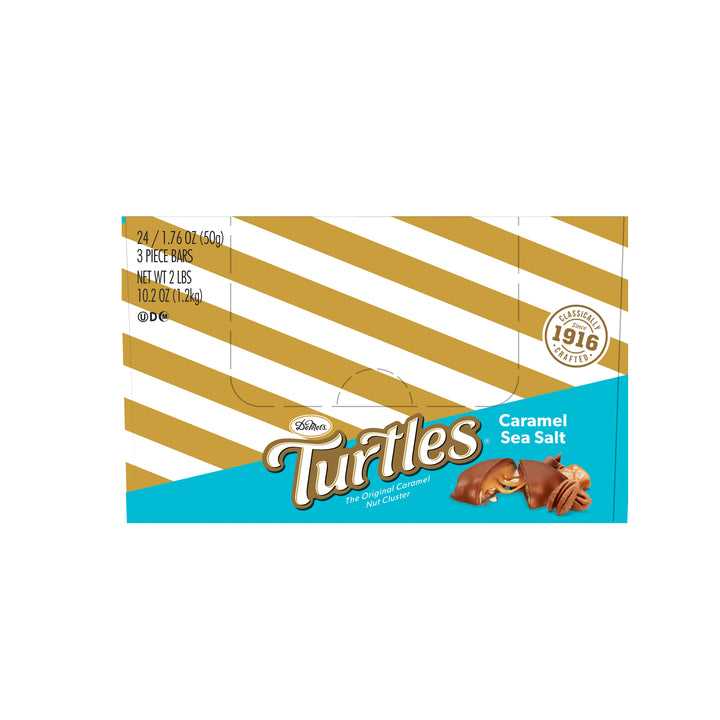 Turtles Candy Bar Sea Salt Caramel King Size-1.76 oz.-24/Box-6/Case