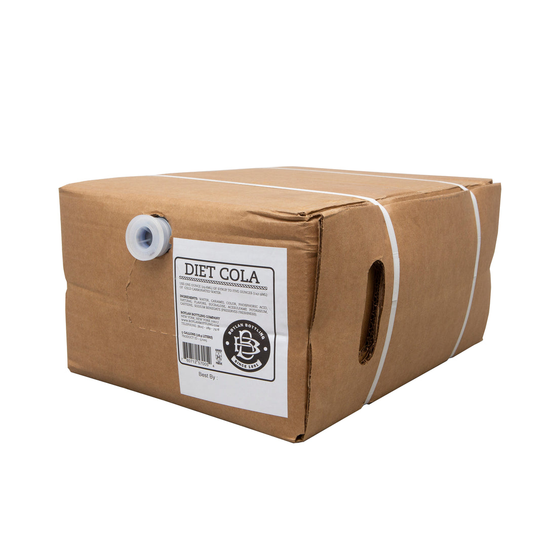 Boylan Bottling Bag-In-Box Diet Cane Cola Soda-5 Gallon-1/Case