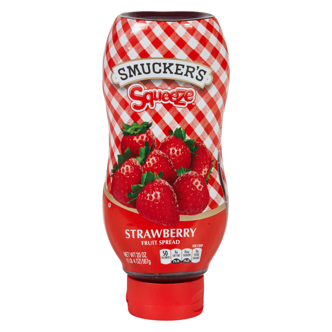 Smucker's Squeeze Strawberry Jam-20 oz.-12/Case