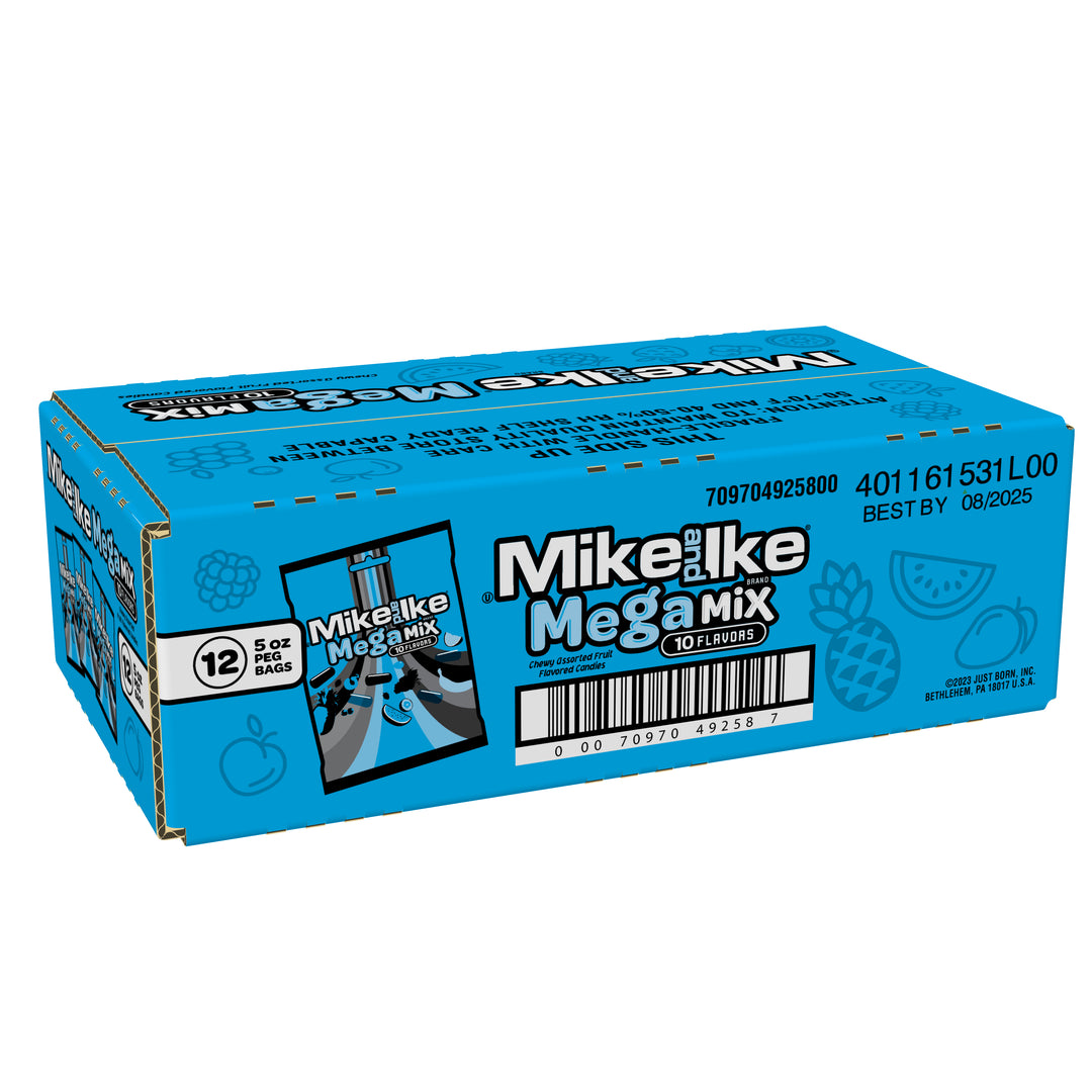 Mike & Ike Mega Mix Peg Bag-5 oz.-12/Case