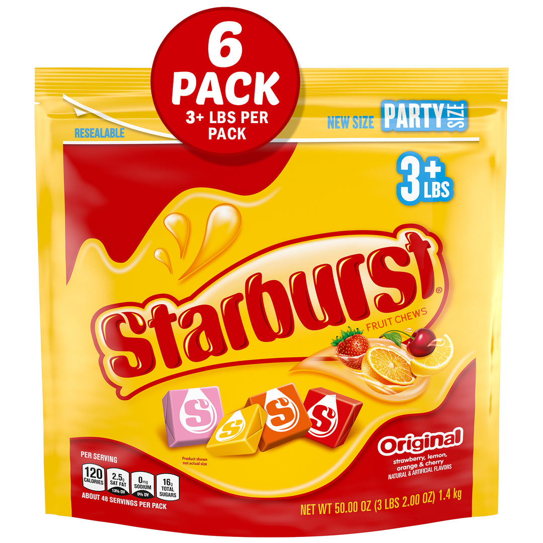 Starburst Original Stand Up Pouch Party Size-50 oz.-6/Case