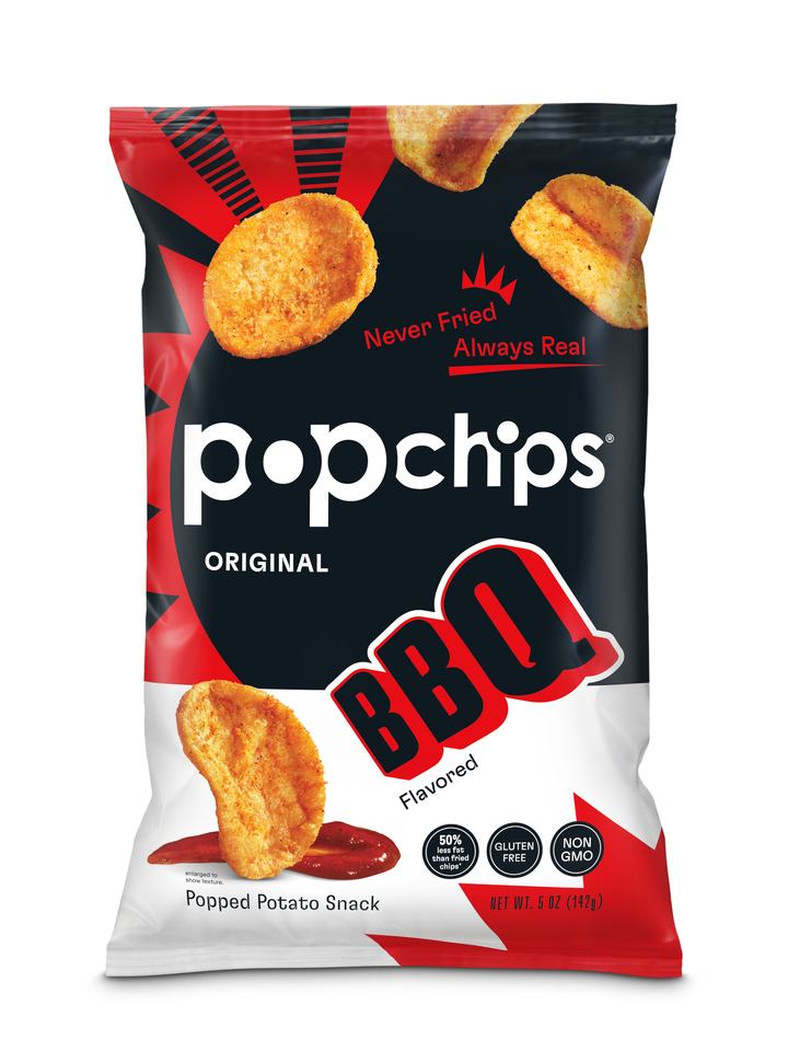 Popchips Barbecue Popped Potato Chips-5 oz.-12/Case