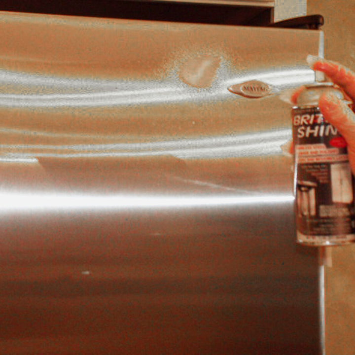 Brite Shine Stainless Steel Cleaner & Polish-Oil Based-Vanilla Scent-11 oz.-12/Case