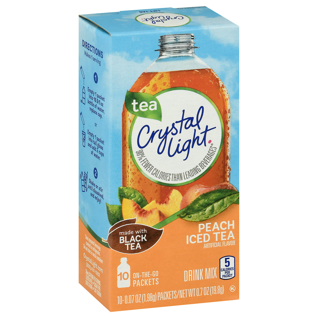 Crystal Light Crystal Light Beverage On The Go Peach Tea-0.07 oz.-10/Box-12/Case