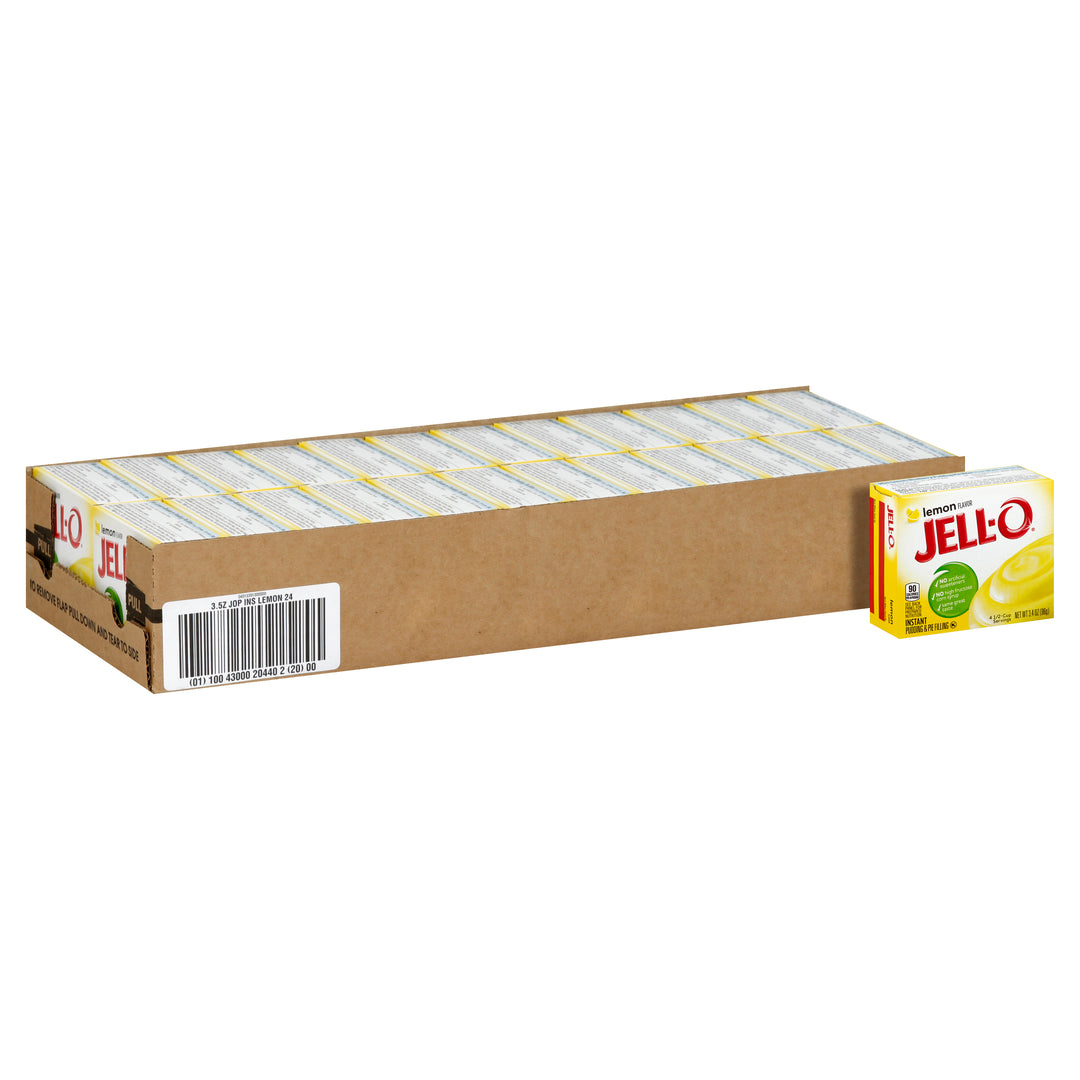 Jell-O Lemon Flavored Instant Pudding Mix-3.4 oz.-24/Case