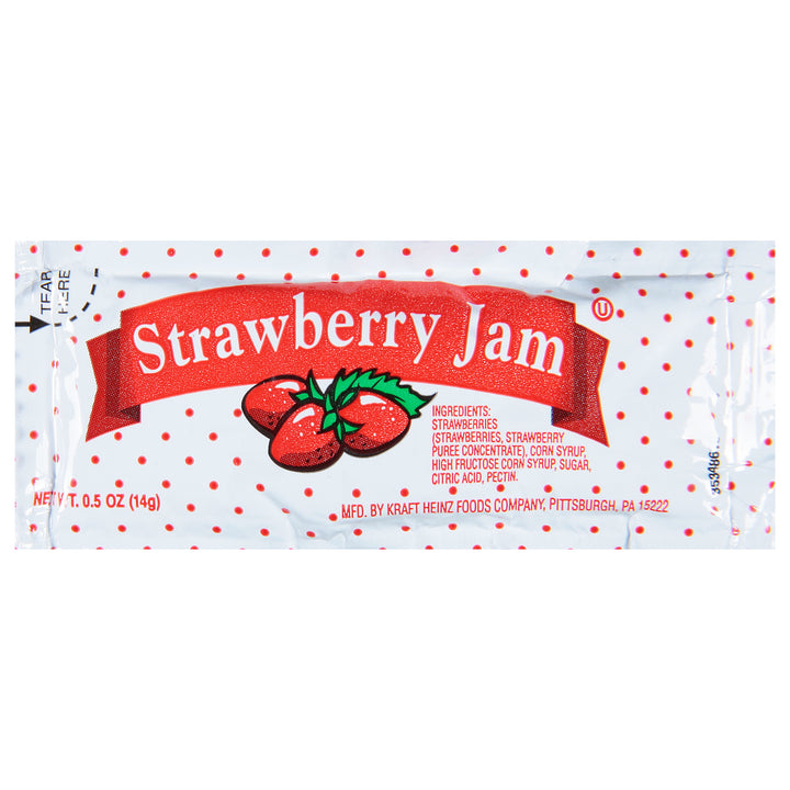 Portion Pac Strawberry Jam Foil Pouch-6.25 lb.-1/Case