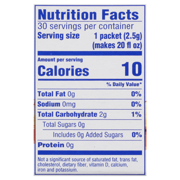 Crystal Light Peach Drink Mix Kosher;-0.09 oz.-30/Box-4/Case