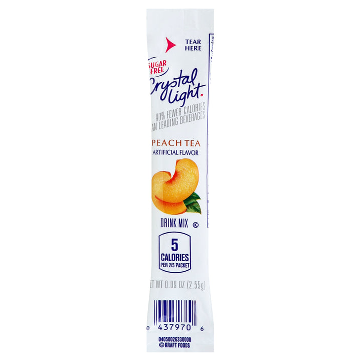 Crystal Light Peach Drink Mix Kosher;-0.09 oz.-30/Box-4/Case