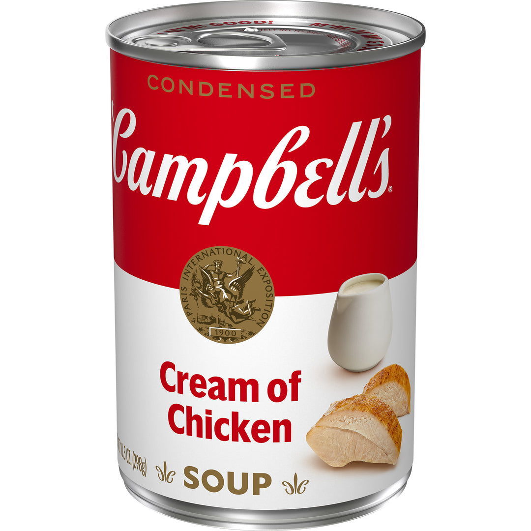 Campbell's Condensed Soup Red & White Cream Of Chicken Soup-10.5 oz.-48/Case
