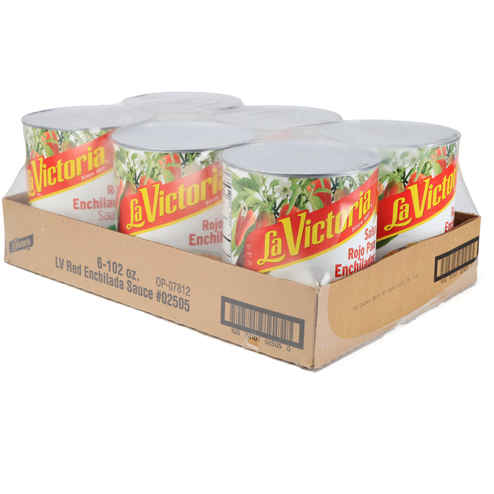 La Victoria Mild Red Enchilada Sauce-102 oz.-6/Case