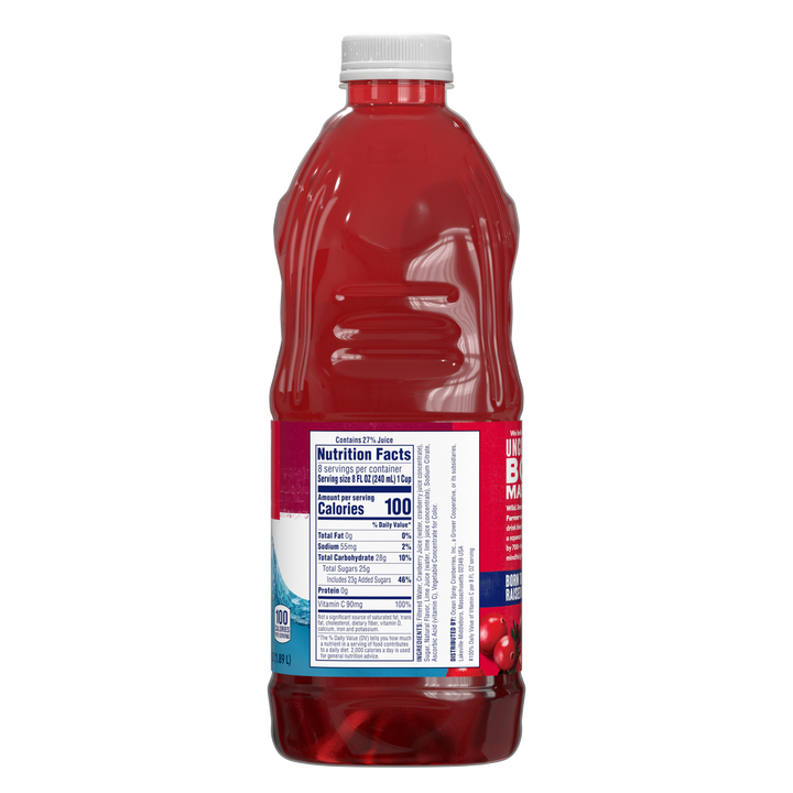 Ocean Spray Cranberry Juice-64 fl oz.s-8/Case