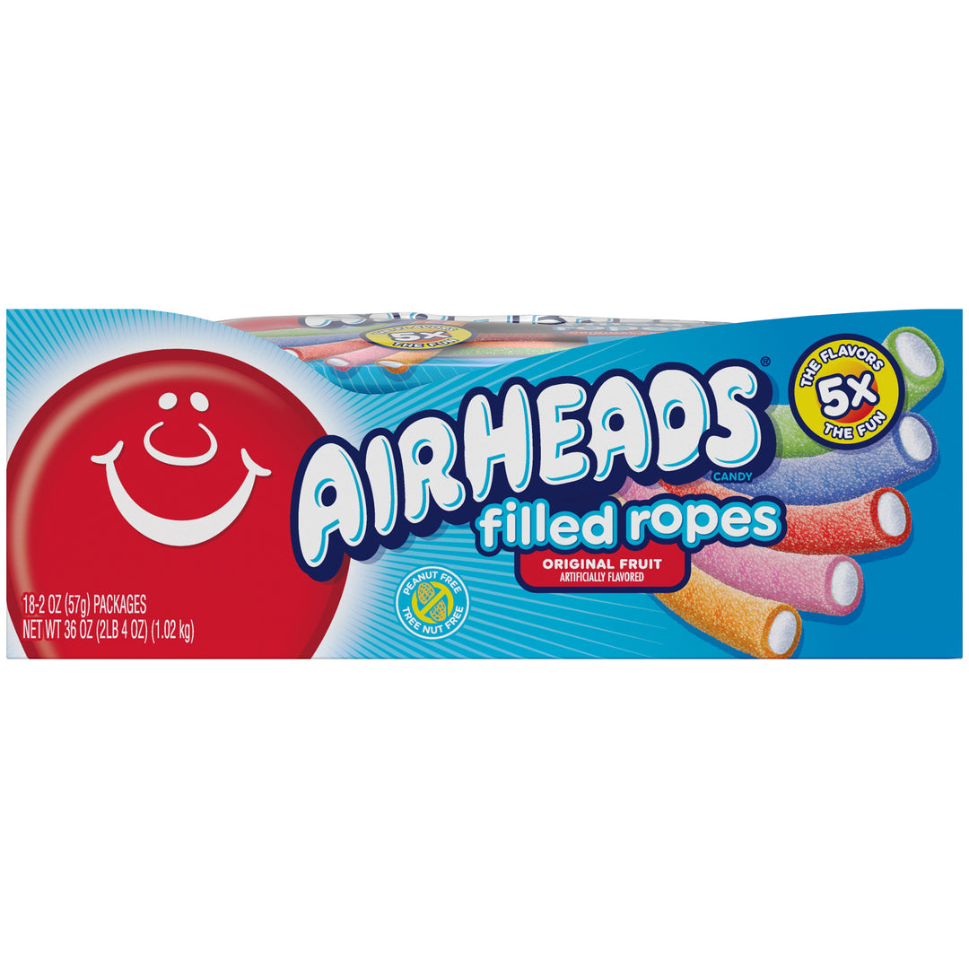 Airheads Rope-2 oz.-18/Box-8/Case