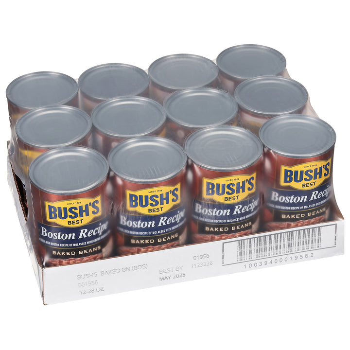 Bush's Best Boston Recipe Baked Beans-28 oz.-12/Case