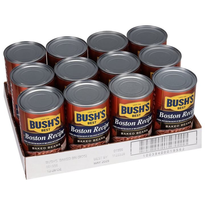 Bush's Best Boston Recipe Baked Beans-28 oz.-12/Case