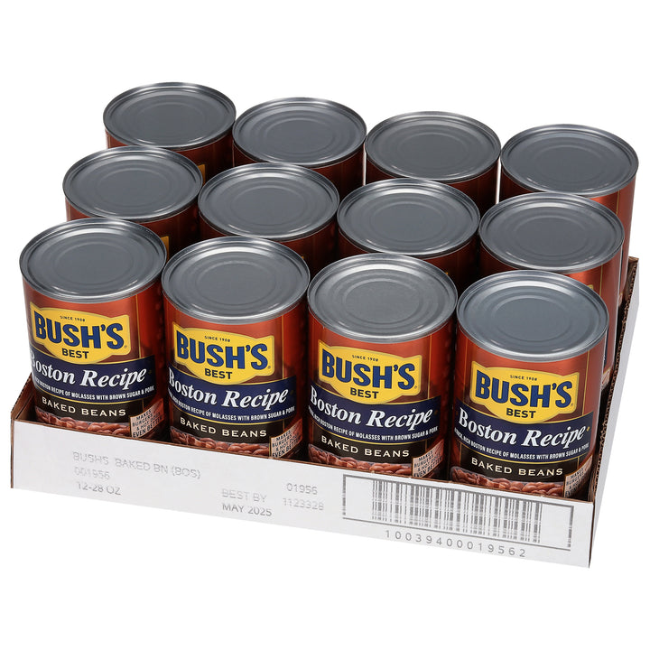 Bush's Best Boston Recipe Baked Beans-28 oz.-12/Case