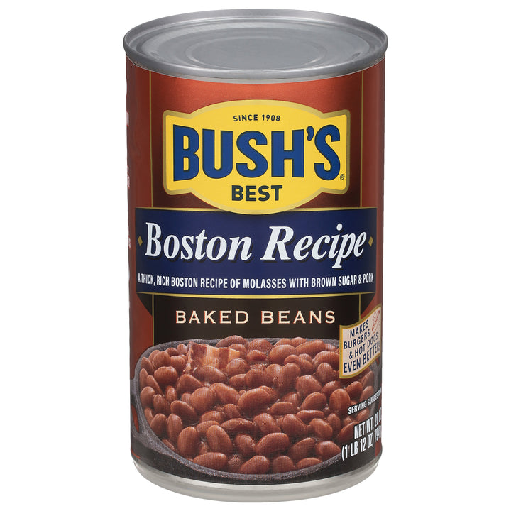 Bush's Best Boston Recipe Baked Beans-28 oz.-12/Case