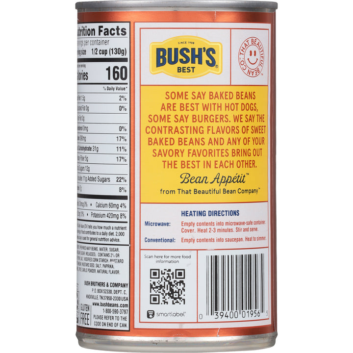 Bush's Best Boston Recipe Baked Beans-28 oz.-12/Case