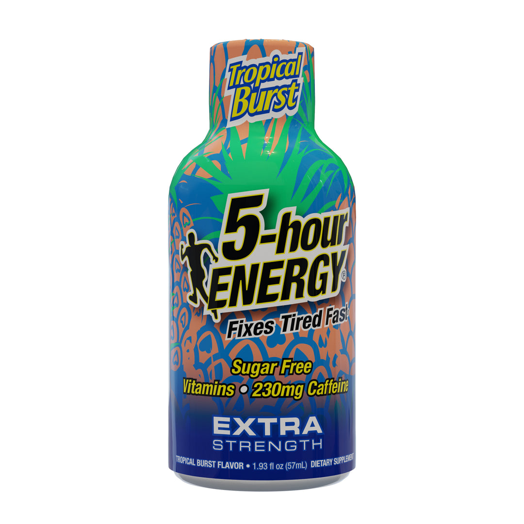 5-Hour Energy Extra 5 Hour Energy Extra Strength Tropical Burst-1.93 fl oz.s-12/Box-18/Case