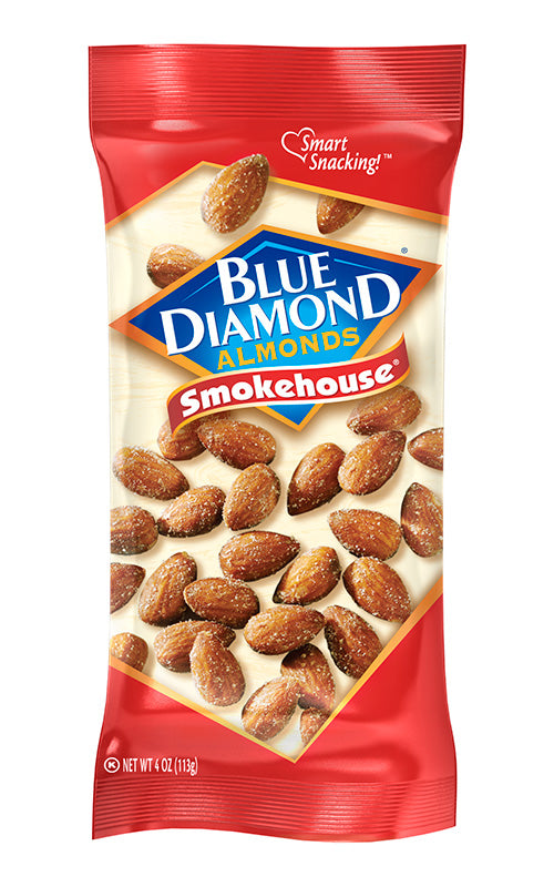 Blue Diamond Almonds Almonds Smokehouse 4Oz-4 oz.-12/Box-6/Case