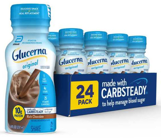 Glucerna Shake Creamy Chocolate Delight-8 fl oz.s-6/Box-4/Case