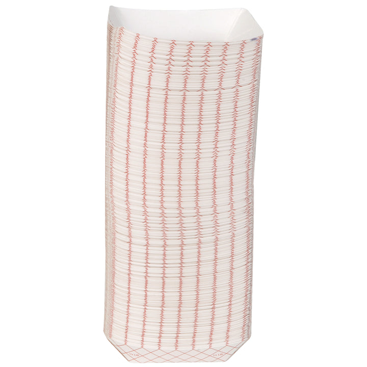 Kant Leek Dixie .25 Lb Red Plaid Food Tray-250 Count-4/Case