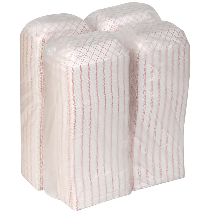 Kant Leek Dixie .25 Lb Red Plaid Food Tray-250 Count-4/Case