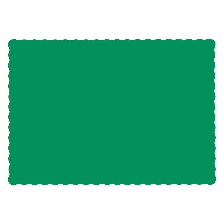 Hoffmaster 9.5 Inch X 13.5 Inch Jade Economy Line Paper Placemat-1000 Each-1/Case