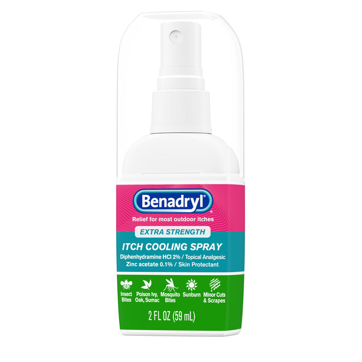Benadryl Topicals Topical Extra Strength 2% Spray-2 fl oz.s-3/Box-8/Case