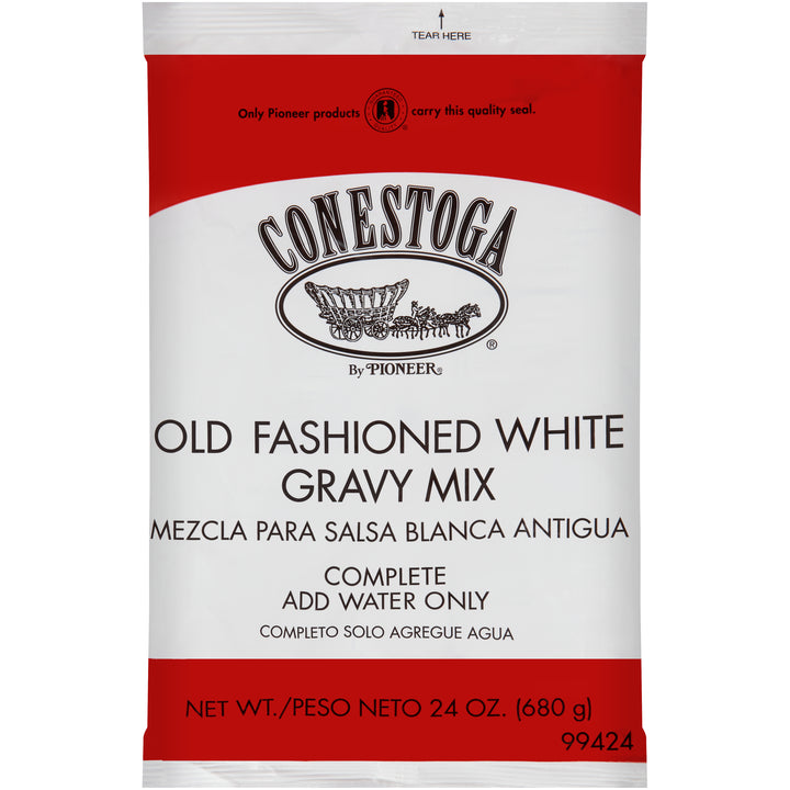 Conestoga Old Fashioned White Gravy Mix-24 oz.-6/Case
