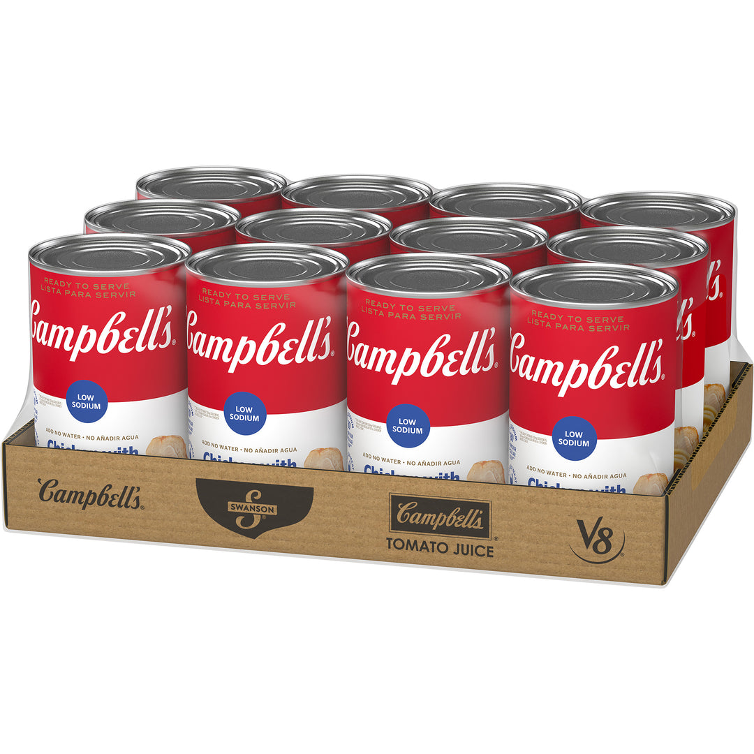 Campbell's Classic Low Sodium Chicken Noodle Shelf Stable Soup-50 oz.-12/Case