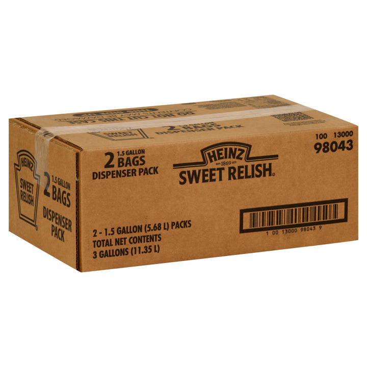 Heinz Sweet Dispense Pack Relish Bulk-1.5 Gallon-2/Case