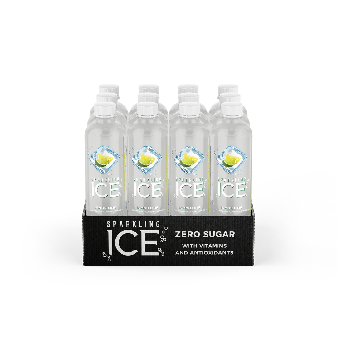 Sparkling Ice Lemon Lime Flavored Sparkling Water-17 fl oz.-12/Case