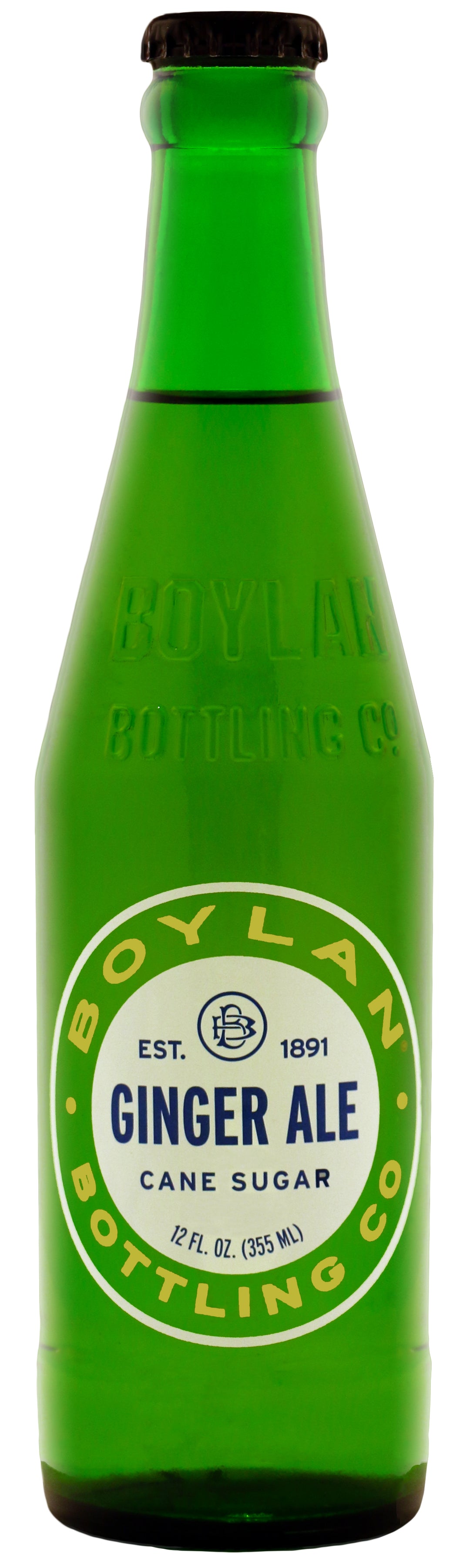 Boylan Bottling Ginger Ale Soda-12 fl oz.s-4/Box-6/Case