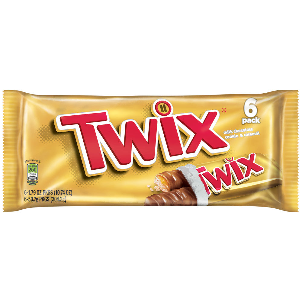 Twix Caramel-1.79 oz.-6/Box-12/Case